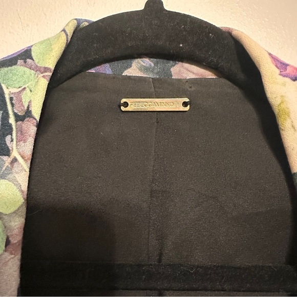 Rebecca Minkoff Wes Moto Floral Jacket Size Medium - Picture 6 of 8